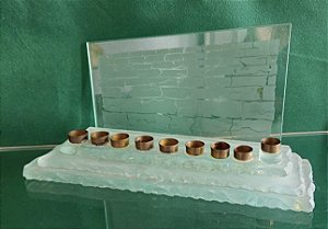 menorah / candelabro judaico / israel / jerusalém (antiguidade / raridade / relíquia / antiquário)