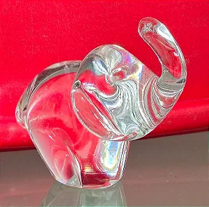 elefante em vidro (antiguidade / raridade / relíquia / antiquário)