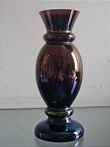 vaso em vidro (antiguidade / raridade / relíquia / antiquário)