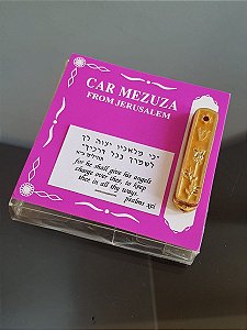 car mezuzá / mezuzah / judaico / israel / jerusalém (antiguidade / raridade / relíquia / antiquário)
