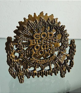 porta guardanapos judaico / israel / jerusalém (antiguidade / raridade / relíquia / antiquário)