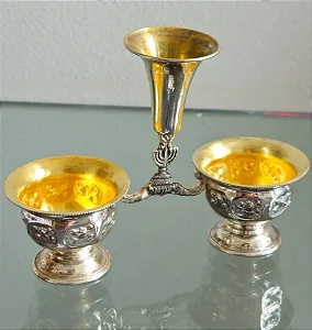 saleiro de mesa judaico (israel / jerusalém (antiguidade / raridade / relíquia / antiquário)