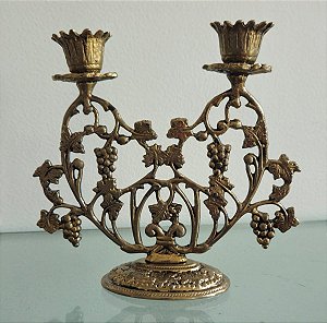 castiçal judaico / israel / jerusalém (antiguidade / raridade / relíquia / antiquário)