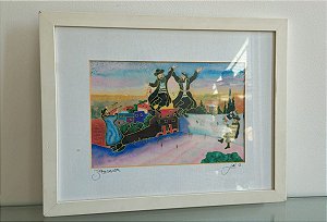 quadro judaico / israel / jerusalém (antiguidade / raridade / relíquia / antiquário)