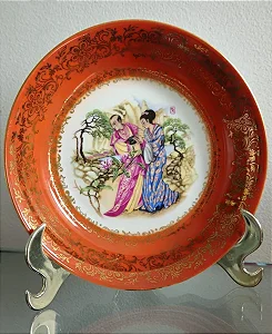 prato em porcelana (antiguidade / raridade / antiquário / relíquia)