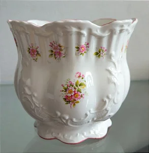 cachepot em porcelana (antiguidade / raridade / relíquia / antiquário)