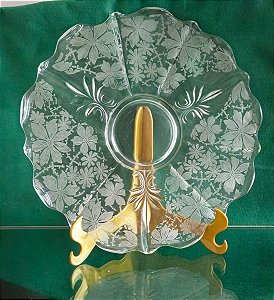 centro de mesa em vidrão (antiguidade / raridade / relíquia / antiquário)