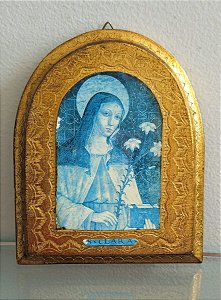 quadro santa clara (antiguidade / raridade / relíquia / antiquário)