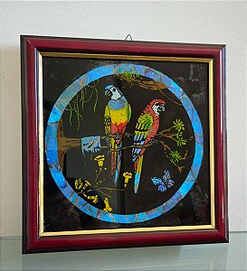 quadro c asas de borboleta (antiguidade / raridade / relíquia / antiquário)