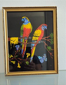 quadro c asas de borboleta (antiguidade / raridade / relíquia / antiquário)