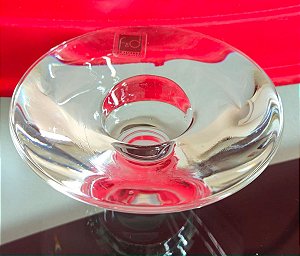 centro de mesa em cristal (antiguidade / raridade / relíquia / antiquário)