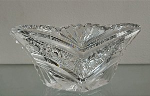 centro de mesa em cristal (antiguidade / raridade / relíquia / antiquário)