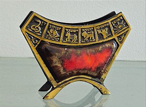 porta guardanapos judaico / israel / jerusalém (antiguidade / raridade / relíquia / antiquário)