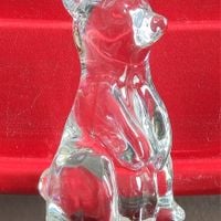 urso em vidro (antiguidade / raridade / relíquia / antiquário)