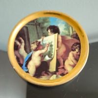 prato em porcelana (antiguidade / raridade / relíquia / antiquário)