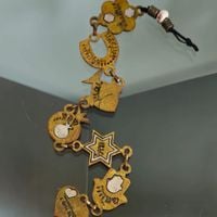 enfeite / pêndulo judaico / israel / jerusalém (antiguidade / raridade / relíquia / antiquário)