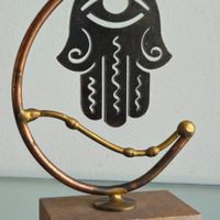 hamsa / judaico / israel / jerusalém (antiguidade / raridade / relíquia / antiquário)
