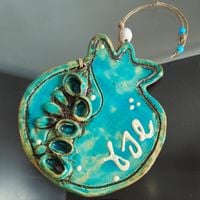 romã judaica / israel / jerusalém (antiguidade / raridade / relíquia / antiquário)