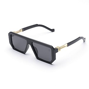 Óculos de Sol Masculino Preto Fosco OC-170925-779