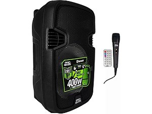 Caixa Ativa Portatil Usb/Sd/Bt 12'' 400W Rms Street12'
