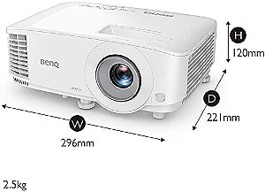 Projetor Benq Corp. MW560 Wxga DLP 4000 Ansi Lumens, 20.000:1, 2XHDMI, USB A, USB Mini B, Speaker 10W, Lamp 15 MIL H