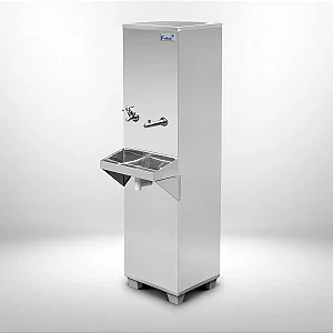 Bebedouro Industrial Coluna Frisbel 25lts + Kit Instalação