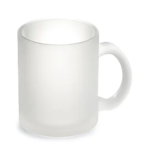 Caneca de Vidro Jateado
