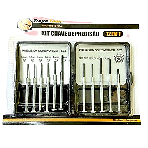 Kit Chave de Precisão 12 em 1 - Troya Tools