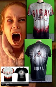 Camiseta Abigail - Estilo e Terror em Cada Detalhe