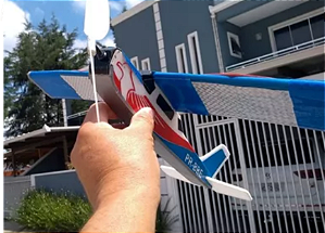 Avião de Propulsão a Elástico Cessna Águia - Edição Especial Paraná Clube