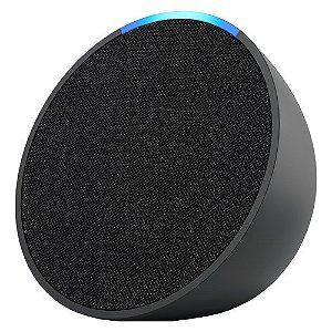 Assistente Virtual Echo Pop 110/220 Volts Preta Cor Preto