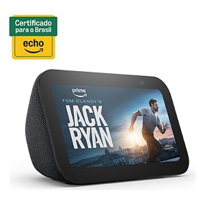 Echo Show 5 3ª Geração - Smart Display com Alexa, som mais nítido - Cor Preta