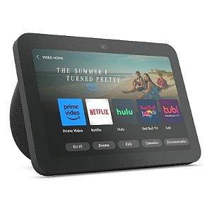 Echo Show 8 3ª Geração Alexa 8'' 13mp Preto/Branco Amazon