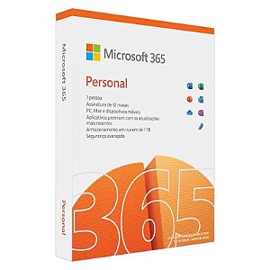 Microsoft Office 365 Personal – 1 Usuário, 1TB na Nuvem, Licença Original de 1 Ano