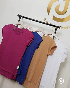 Blusa Long Poliamida Fitness Feminina