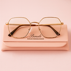 Óculos Benali Hexagonal Unissex - Estilo e Conforto