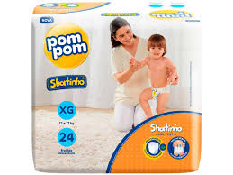 Fralda Pom Pom Shortinho XG - 24 Unidades