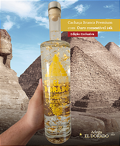 El Dorado – The Golden Spirit: Cachaça Premium Branca com Flocos de Ouro 24k