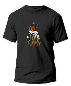A Mente Clara Cerveja Escura - Camisa Estonada