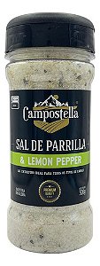 Sal De Parrilla E Lemon Pepper P/ Churrasco 500g Campostella