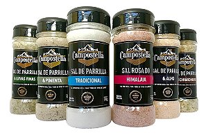 Kit Sal De Parrilla Para Churrasco + Sal Rosa Campostella