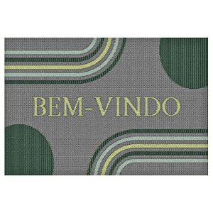 Tapete De Porta Bem-vindo Ou Entrada 40x60 Cm - Arcos J. Serrano