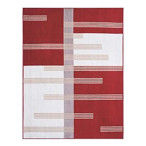 ver anúncio Tapete Sala / Quarto Desenhado Renaissance Liberia Vermelho - 100x150 Cm - J. Serrano