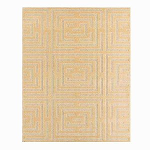 Tapete Realce  Eden - Sala E Quarto - Tamanho 250x300 - Cor Areia 60 - J. Serrano