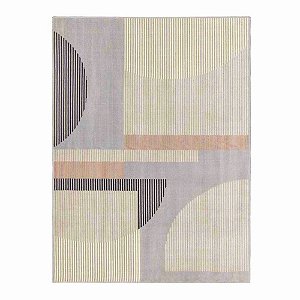 Tapete Abstrato Grafite Sala Quarto Macio - Tamanho 150 x 200 - Cor Grafite 52