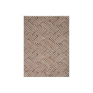 Tapete Sala Renaissance Vereda Taupe 35 - 150x200 Cm - Desenho Do Tecido Geométrio
