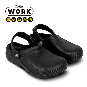 Chinelo Clog Profissional Fly Feet Work Antiderrapante