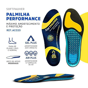 PALMILHA ORTOPEDICA PERFORMANCE SOFTPAUHER