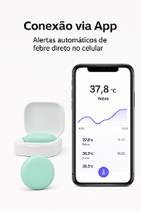 Termometro Inteligente Genial T31 - Monitor E Alerta No App