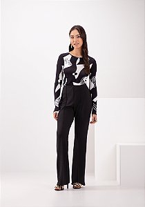 Blusa Manga Longa Estampa